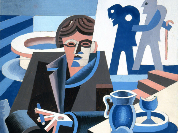 Fortunato Depero, <em>Clavel Gilbert - ritratto</em>, 1917-18. Mart Rovereto. Fondo Depero