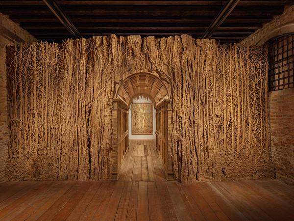 Eva Jospin, Selva, exhibition view at Museo Fortuny, Venezia, 2024 I Ph. Benoît Fougeirol