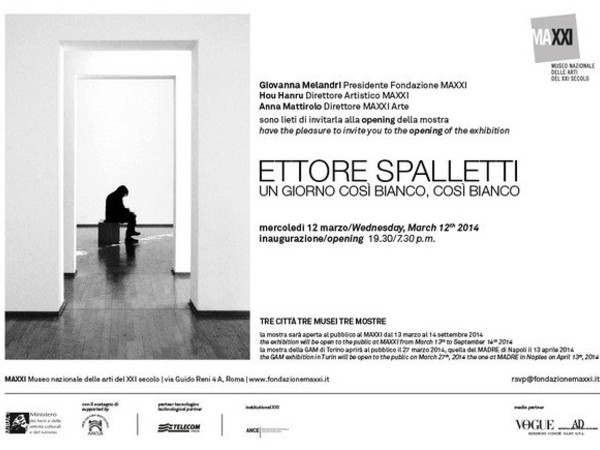 Ettore Spalletti. Un giorno così bianco, così bianco, MAXXI - Museo nazionale delle arti del XXI secolo, Roma