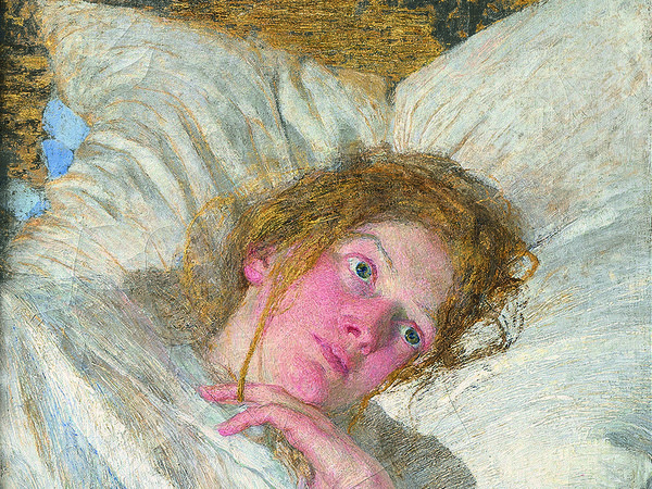 Giovanni Segantini, Petalo di rosa, 1890, olio e tempera su tela, 64 x 50 cm