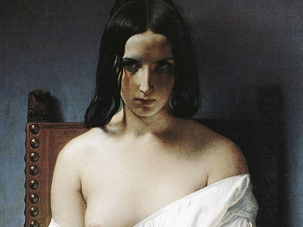 Francesco Hayez, Meditazione, 1851, olio su tela. Galleria d’Arte Moderna Achille Forti , Verona