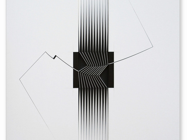 Alberto Biasi, Elettroshock, Assemblaggio, 2009, cm. 100X97