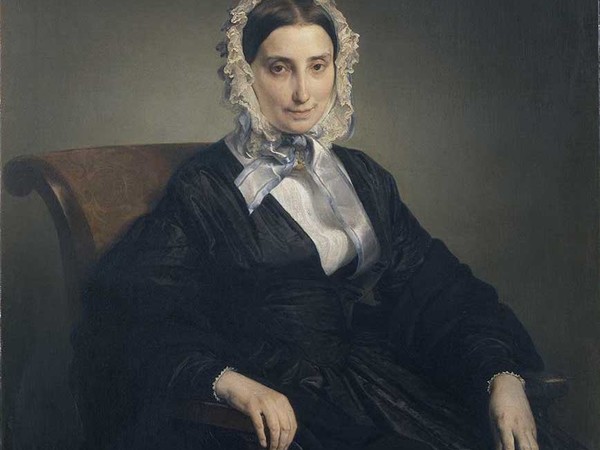 Francesco Hayez, Ritratto di Teresa Manzoni Stampa Borri, 1847-1849, olio su tela. Pinacoteca di Brera, Milano