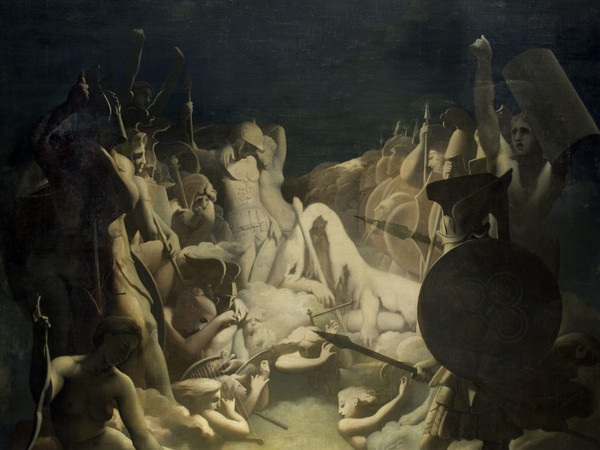 Jean Auguste Dominique Ingres, Il sogno di Ossian, 1813, Olio su tela, 275 x 348 cm, Musée Ingres, Montauban