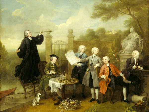 William Hogarth, Ritratto di gruppo con Lord John Hervey, circa 1738-1740, olio su tela, 101,6 x 127 cm