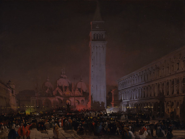 Ippolito Caffi, <em>Venezia Sera di Carnevale</em> | Foto Franzini 2002