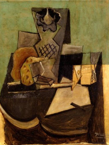 Pablo Picasso, Vase, Pipe, Paquet De Tabac, 1919