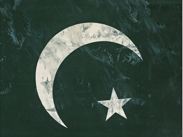 Fredrik Værslev, Pakistan, 2020. Spray paint and turpentine on cotton canvas / wooden stretcher, 153.5 x 230 x 3.3 cm. (detail)