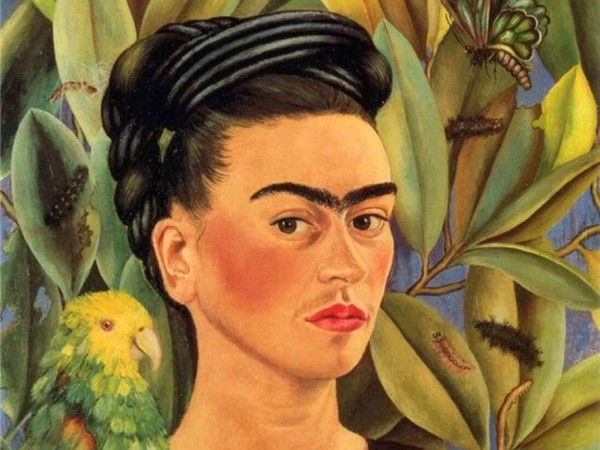 Frida Kahlo, Autoritratto con bonito, 1941, Olio su tela, 55 x 43,4 cm, Collezione privata, USA, Riproduzione formato Modlight | © Banco de México Diego Rivera & Frida Kahlo Museums Trust, México D.F.