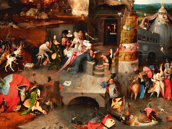 Hieronymus  Bosch, Trittico delle Tentazioni di sant’Antonio, 1500 circa, Olio su tavola, Lisbona, Museu Nacional de Arte Antiga | © DGPC/Luísa Oliveira