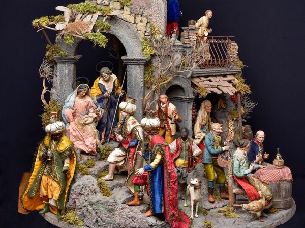 Presepio napoletano girevole