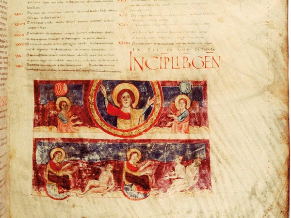 Bibbia Atlantica, Roma, inizio secolo XII, mm. 640x420, Biblioteca Riccardiana, Firenze.