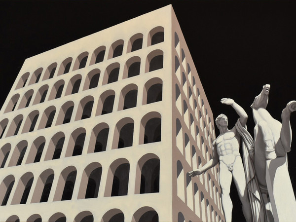 Mauro Reggio, <em>Colosseo</em> , 2022, olio su tela, 70x100 cm.