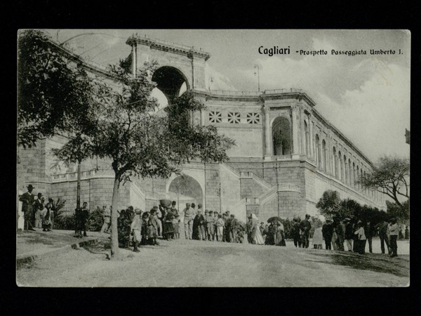 Prospetto Passeggiata Umberto I, Cagliari, 1903