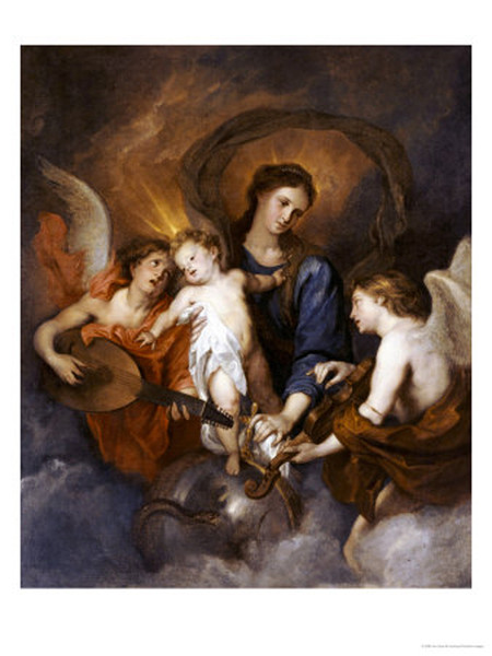 Virgin with the Baby and Two Angel Musicians