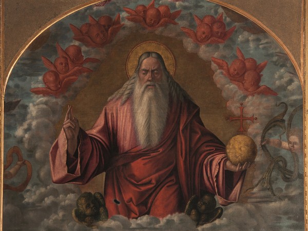 Vittore Carpaccio, Padre Eterno benedicente fra cherubini, Milano, Museo Diocesano