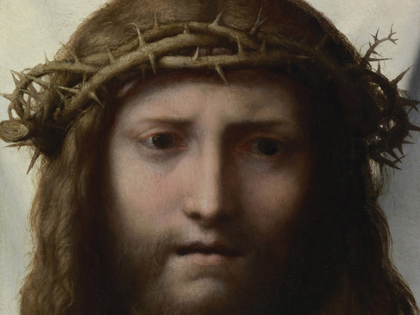 Correggio (Antonio Allegri), Volto di Cristo, 1518 circa, Olio su tavola, 28.6 x 23.5 cm, Los Angeles, J. Paul Getty Museum | © The J. Paul Getty Trust