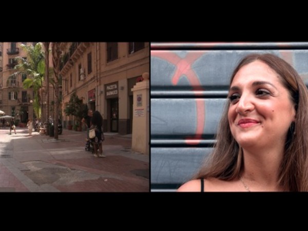 Video-still tratti da Piazza Connection, video-istallazione di Mariella Maier, Andrea Messner, Gandolfo Gabriele David, Andrea Kantos