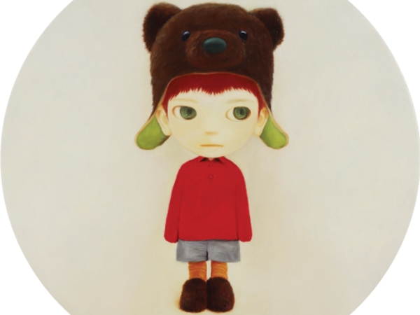 Mayuka Yamamoto, Little Bear Boy, 2023, oil on dram, 55.5 cm.