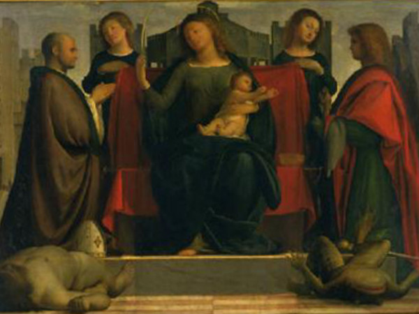 Madonna in trono tra Sant’Ambrogio e San Michele