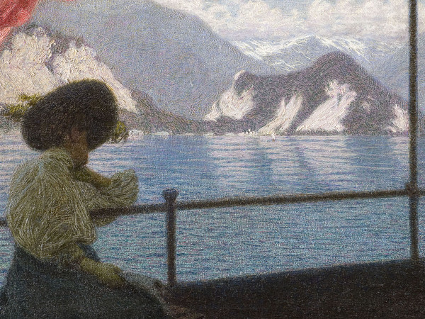 Angelo Morbelli, Battello sul Lago Maggiore (part.)