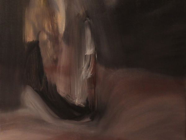 Giuseppe Buzzotta, Dentro gli occhi, 2017, olio su tela, 80x60 cm. 