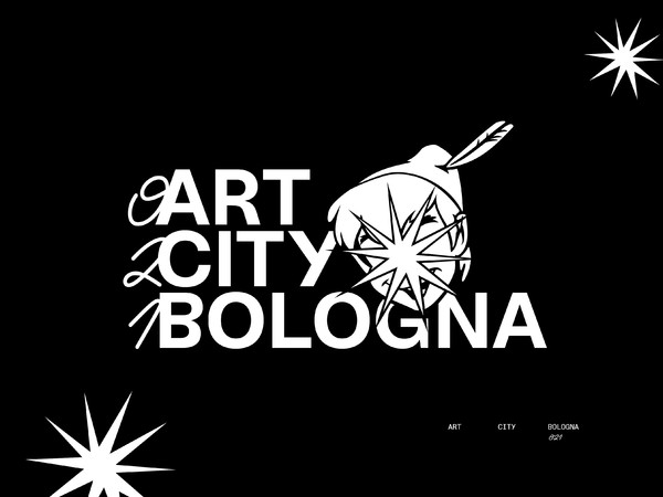 ART CITY Bologna 2021. Immagine coordinata ideata da Filippo Tappi (direttore artistico) e Marco Casella (progetto grafico)