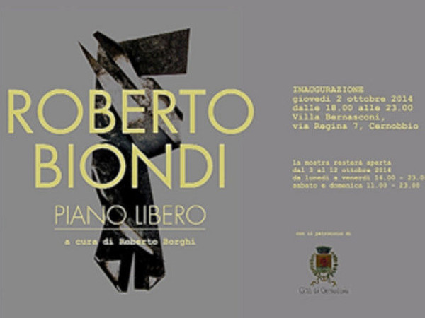 Roberto Biondi. Piano libero, Villa Bernasconi, Cernobbio (CO)