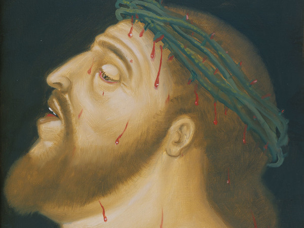 Fernando Botero, Testa di Cristo, 2010.