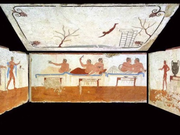 Tomba Tuffatore, Museo Archeologico Nazionale di Paestum