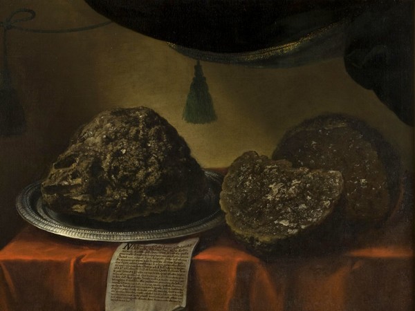 Bartolomeo Bimbi, Tartufo di Castel Leone, 1706, Olio sul tela | Courtesy Museo di Storia Naturale dell’Università degli studi di Firenze, Museo della natura morta nella Villa Medicea di Poggio a Caiano, 