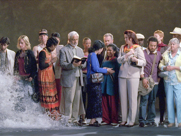 <span>Bill Viola, The Raft, May 2004. Video/sound installation </span><br /><br />