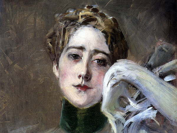 Giovanni Boldini, Ritratto di S.A.S. Principessa C. d’Isemburg-Birstein, 1898. Olio su tela, 37 x 41 cm