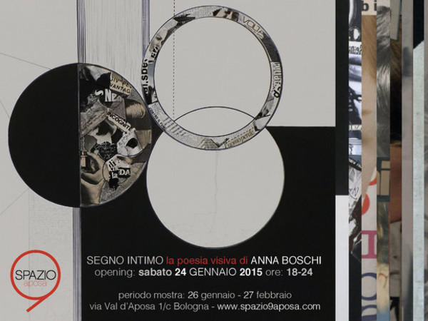 Segno intimo. La poesia visiva di Anna Boschi, Spazio9Aposa PlanB, Bologna