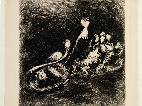 Marc Chagall, Il Leone e il Moscerino, da Le favole, mm 260 x 242