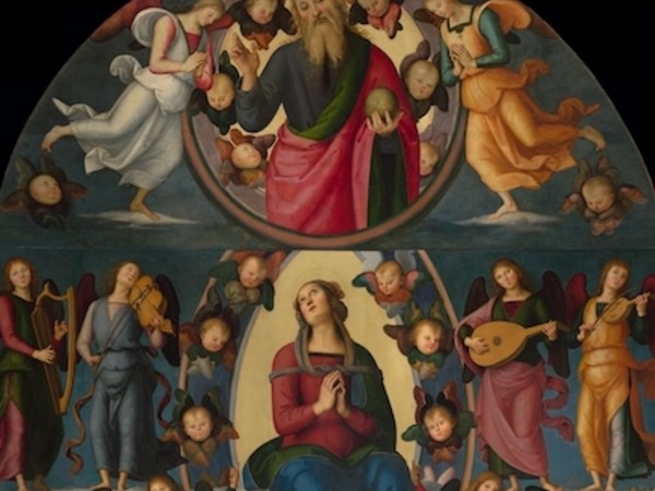 Pietro Perugino, Assunzione della Madonna e Santi, particolare