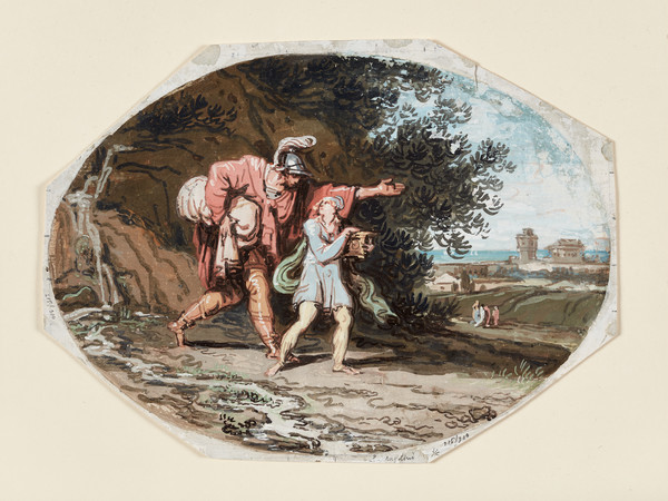 Felice Giani, Acate e Ascanio portano doni ai Tirii, 1810 circa, Palazzo Betivoglio, Bologna I Ph. Carlo Favero
