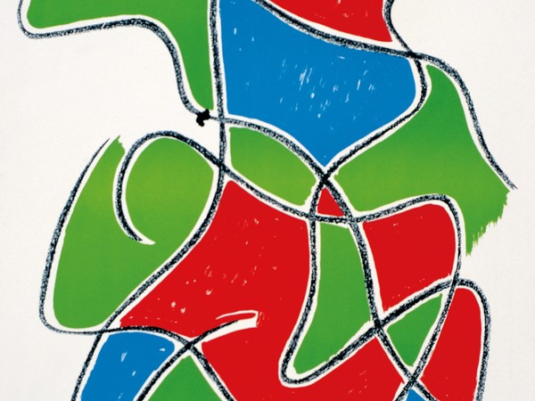 Man Ray, Tre figure, 1968. Litografia a colori 