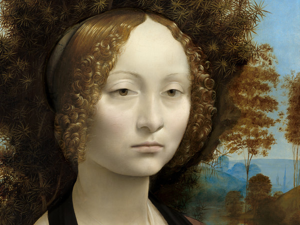 Leonardo da Vinci, Ritratto di Ginevra de' Benci, 1474-1478 circa, Olio su pannello, 37 x 42.7 cm, Washington, National Gallery of Art