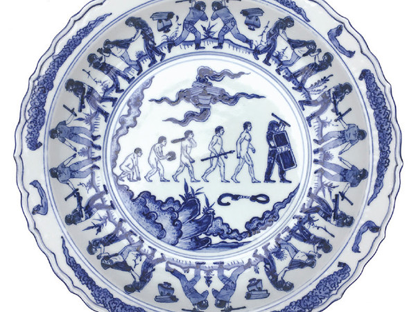 Ai Weiwei, <em>Blue-and-White Porcelain Plates</em>, 2017 I Ph. the artist