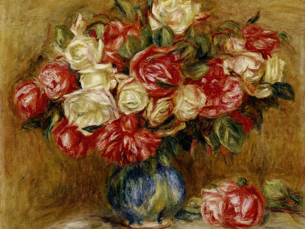 Pierre-Auguste Renoir, Roses dans un vase, 1900 | Courtesy Kunsthaus, Zurigo