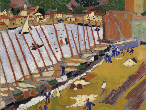 André Derain, Il sobborgo di Collioure, 1905. Olio su tela, 59,5x73,2 cm. Collection Centre Pompidou, Paris Musée national d’art moderne - Centre de création industrielle. Crédit photographique : (c) Centre Pompidou, MNAM-CCI/Philippe Migeat/Dist. RMN-GP” © André Derain by SIAE 2015