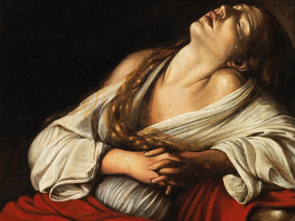 Caravaggio, <em>Maddalena in estasi</em>, ca.1606, olio su tela, 106,5x91 cm. Collezione privata