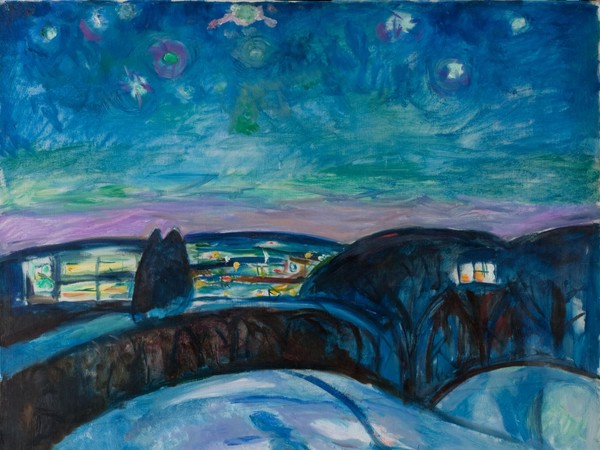 Edvard Munch, Notte stellata, 1889 | Courtesy of Munchmuseet, Oslo