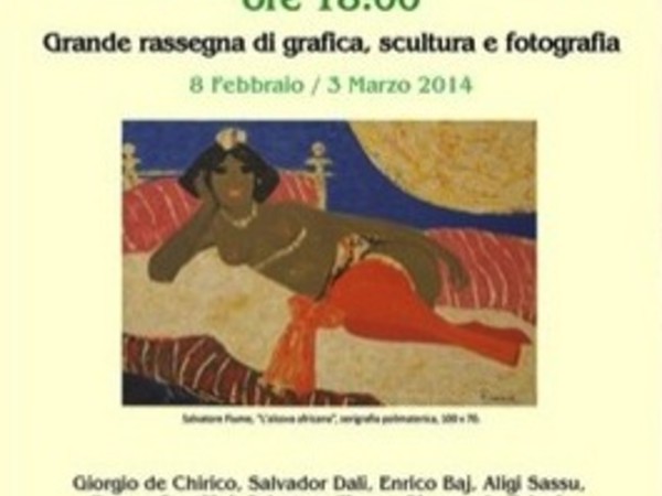 Grande rassegna di grafica, scultura e fotografia, Galleria Mentana, Firenze