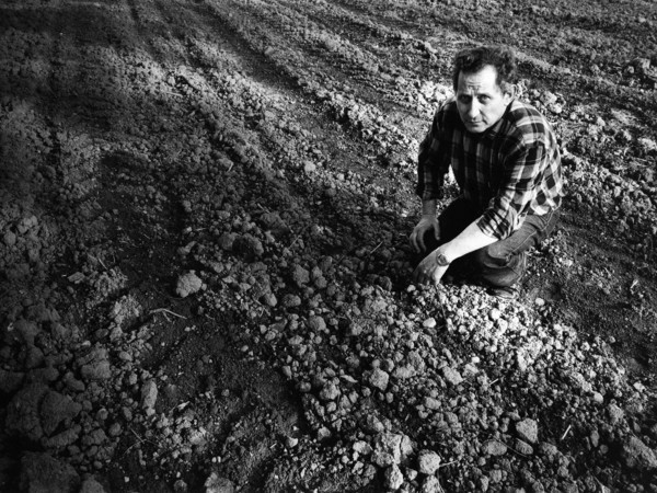 Ritratto di Nanni Valentini, foto di Nino Lo Duca, 1985