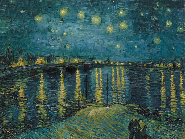 Vincent van Gogh (1853 - 1890), Notte stellata sul Rodano, 1888, Olio su tela, 92 x 72.5 cm, Parigi, Musée d'Orsay | Foto: © RMN-Grand Palais (musée d'Orsay) / Hervé Lewandowski