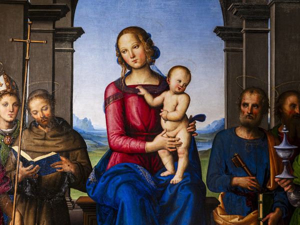 Pietro Perugino, Pala di Durante (particolare), 1488-1497, olio su tavola