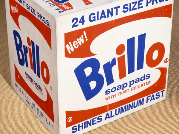 Andy Warhol, Brillo Soap Pads Box, 1964. Courtesy The Brant Foundation, Greenwich, CT, USA. © The Andy Warhol Foundation for the Visual Arts Inc. by SIAE 2013