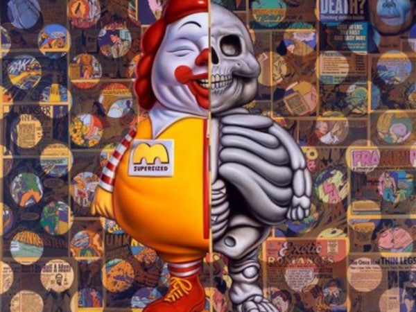 Ron English, McSupersized, 413x405